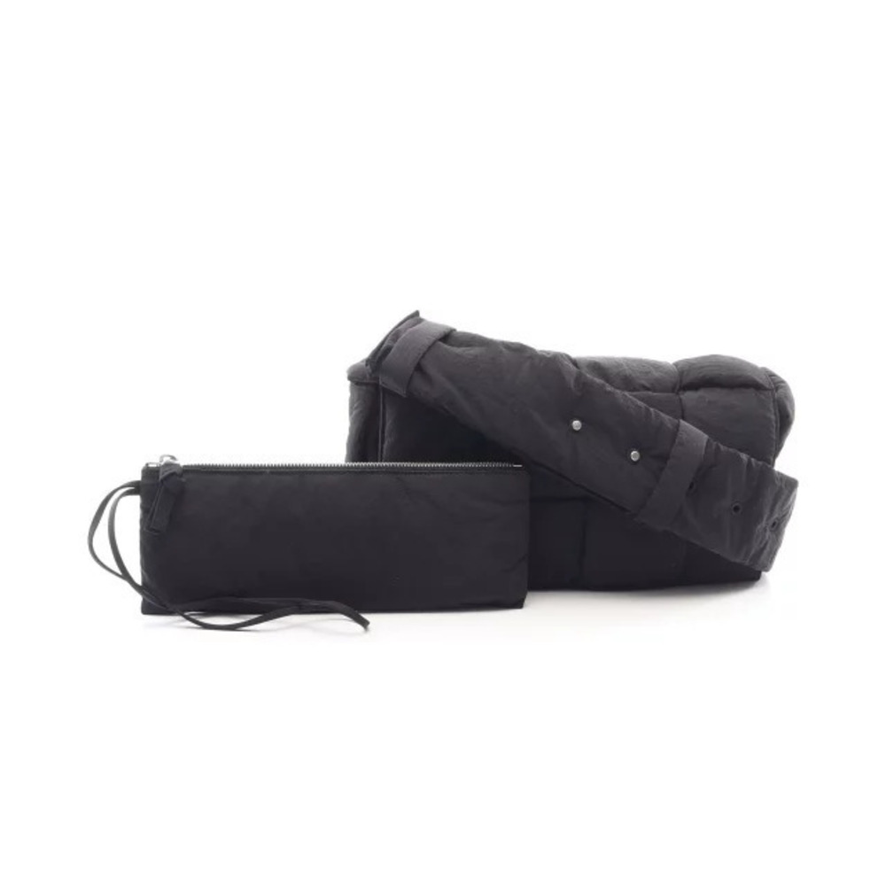 Bottega Veneta Padded Tech Cassette Shoulder Bag Black